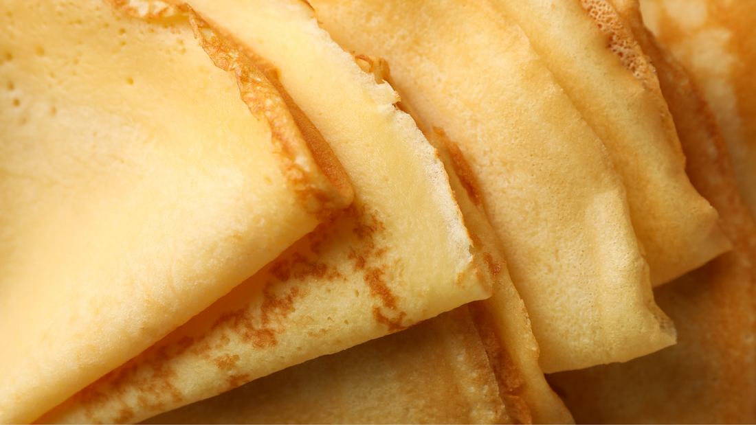 Recette de nos crêpes dorées à la vanille