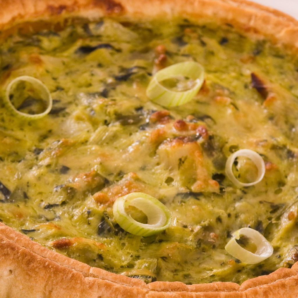 Quiche poireaux & emmental individuelle