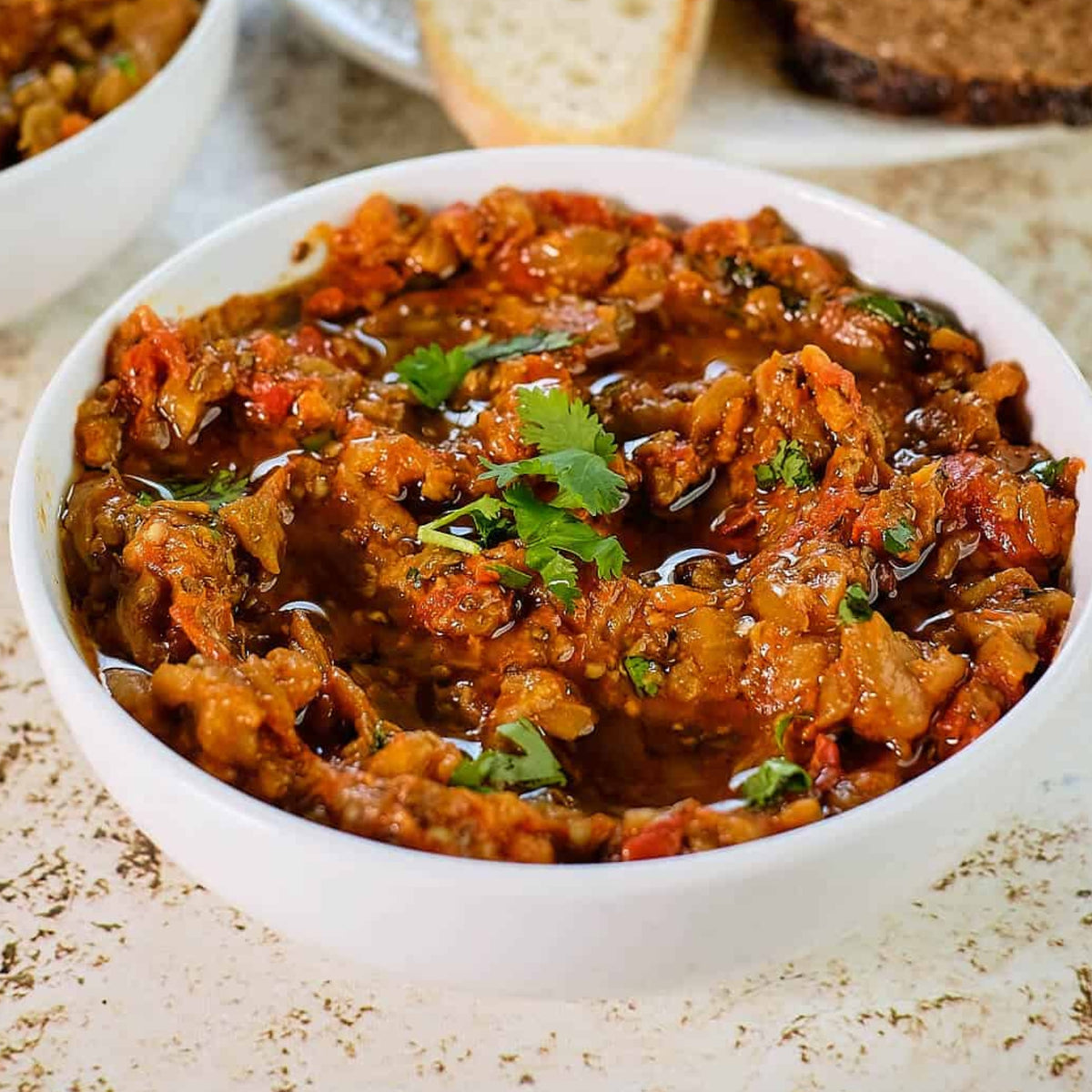 Zaalouk traditionnel à la marocaine