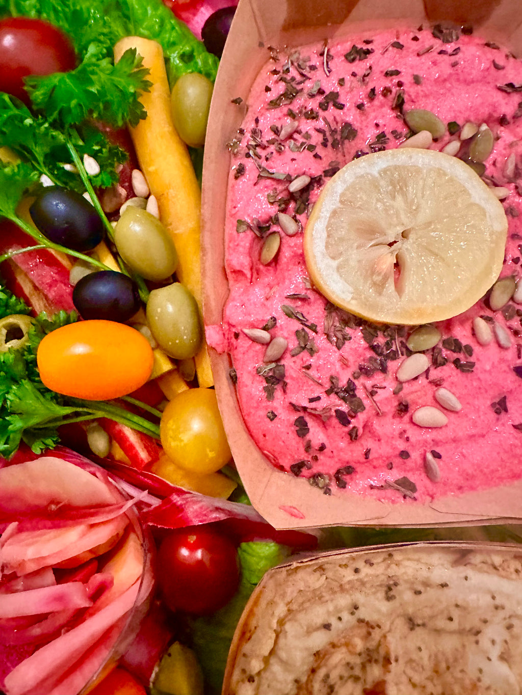 Plateau crudités et dips
